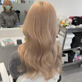 ロング カラー MOE🐈‍⬛🎀 エクステ/ワンホンのヘアスタイル