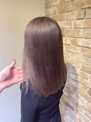 セミロング 🧡ミルクティー/ レイヤー🧡ショウナのヘアスタイル