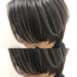 ショート カラー 上川 開生のヘアスタイル