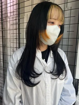 ロング カラー AYANE 韓国ヘア /レイヤーカットのヘアスタイル