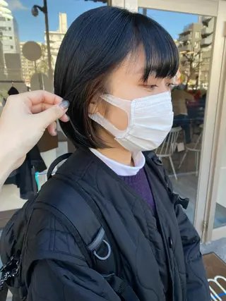 ミディアム カラー イチカワ ミオ/ minim hairのヘアスタイル