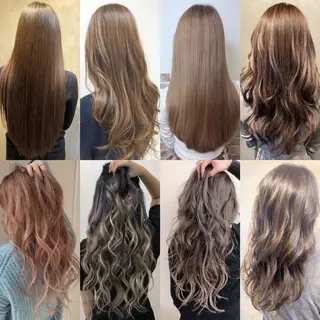 ロング カラー&プルエクステ 大人気!!のヘアスタイル