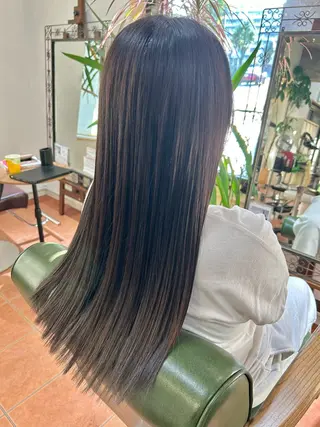 ロング カラー 石井 佑樹のヘアスタイル
