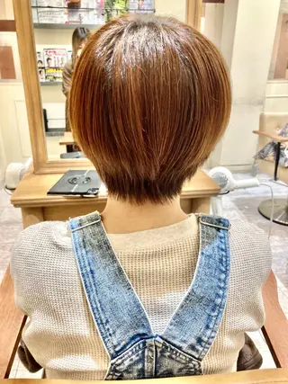 ショート Yamamoto 半個室美容室zinaのヘアスタイル