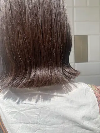 ミディアム アオイ🩵暖色 /まろやかカラーのヘアスタイル