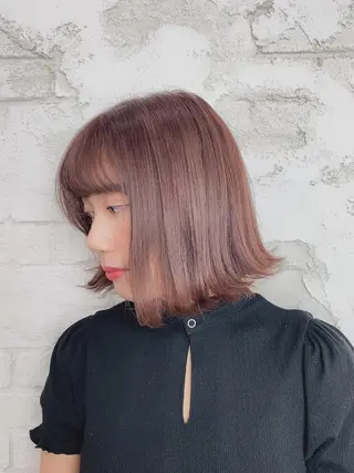 ショート カラー Eleanor立川北口所属・🦋YUI 髪質改善 ブリーチ 着付け🦋のヘアスタイル