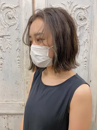 ショート カラー なぎ🌿.∘[ボブ, ニュアンスカラー]のヘアスタイル