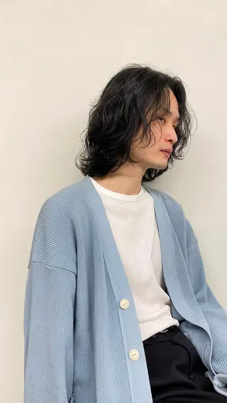セミロング パーマ メンズ INN the people所属・渡辺 誠のその他イメージ