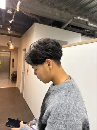 パーマ メンズ Flag hair所属・しゅり Flag hairのヘアスタイル