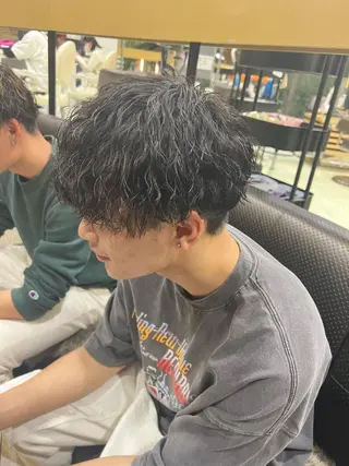 パーマ メンズ メンズカット/柏/韓 国/メンズパーマ航太のヘアスタイル