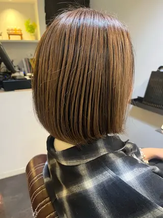 ミディアム 髪質改善livLim所属・髪質改善 芝井千晶のヘアスタイル