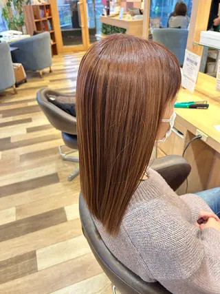 セミロング Dali 新さっぽろ店所属・Dali 新さっぽろ Ricoのヘアスタイル