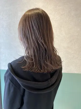 ミディアム カラー ボブ/ハイトーン 立川loose 下田のヘアスタイル