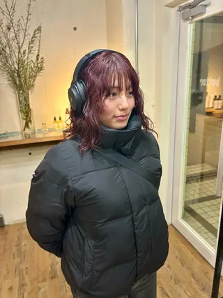 ミディアム カラー パーマ kaito パーマ募集！🔵のヘアスタイル