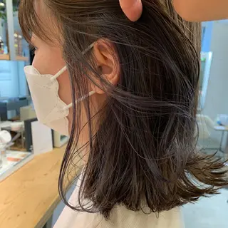 カラー 🍃marina🍃 韓国ヘア/Aujuaのヘアスタイル