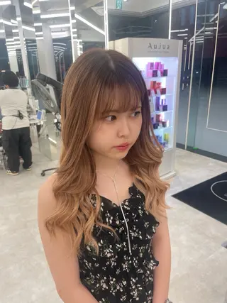 ロング ヘアアレンジ 【Brown】おじま のぞみのヘアスタイル