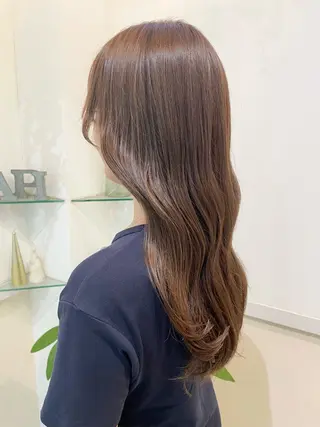 ロング カラー 髪質改善カラー🤍 エクステ✨君島由実子のヘアスタイル