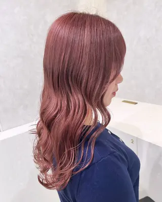 ロング カラー 韓国ヘア🇰🇷透明 感カラー/yui💞のヘアスタイル