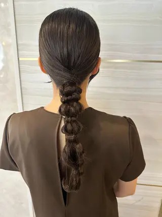 ロング ヘアアレンジ Hina🐣 elubylovisのヘアスタイル