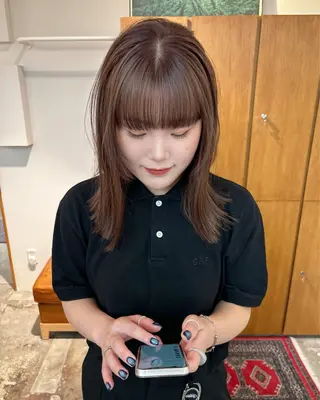 カラー ☑️aiko【艶 カラー・ショート募】のヘアスタイル