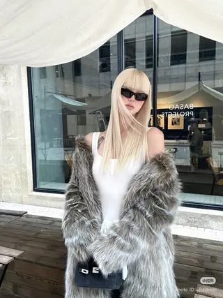 カラー 表参道/ハイトーン/ misaki🎀のヘアスタイル