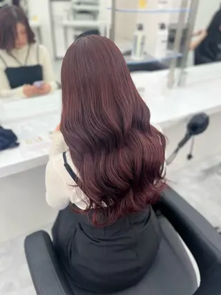 ロング カラー ヘアアレンジ 艶髪ハイトーン🫧 Kurehaのヘアスタイル