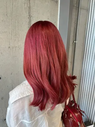 セミロング カラー ヘアアレンジ 傷ませないカラー・ ボブ・リクト💥のヘアスタイル