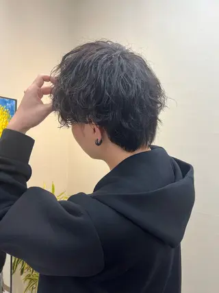 パーマ メンズ 石黒 理々花のヘアスタイル