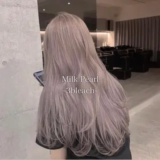 ロング カラー THESALONS所属・🤍ブリーチカラー /寄田龍樹🤍のヘアスタイル