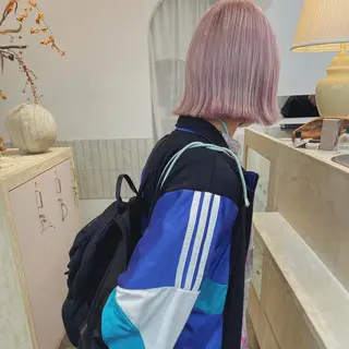 ミディアム カラー スギヤマ ショウゴのヘアスタイル