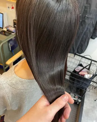 セミロング カラー SUN GLOW  サングロウ所属・水素トリートメント／ 髪質改善/ナカノメのヘアスタイル