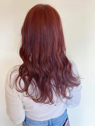ロング カラー ペッツ本店 スタイリスト増田ゆきのヘアスタイル
