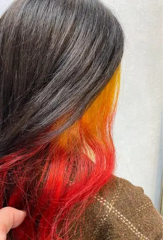 ミディアム カラー パーマ ヘアアレンジ 年間1500人担当 代表 南一路のヘアスタイル