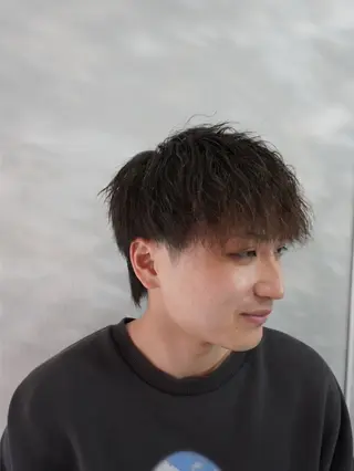 ミディアム パーマ 【メンズ限定理容師】 菊池けんたのヘアスタイル