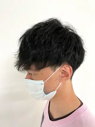 ショート パーマ メンズ 【東北メンズヘア1 位受賞🥇】本間祐太のヘアスタイル