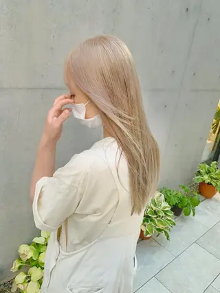 ロング ハイトーンNo.1✨ パーマ✨イマイタツヤのヘアスタイル