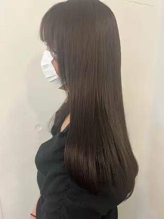 ロング カラー mizuho🐈⬛ 艶髪¦ダークトーンのヘアスタイル