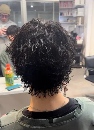 ショート パーマ 11.12月限定割引 fifth前比嘉💥のヘアスタイル