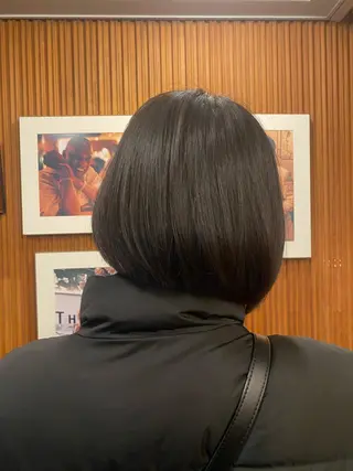 ミディアム パーマ 🌻おおとみはな/ ボブ/Wカラー🌻のヘアスタイル