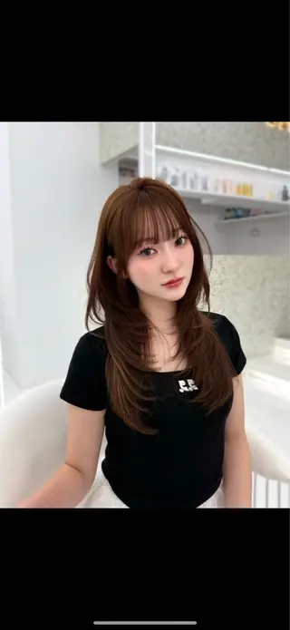 ミディアム 鈴木 日向 ボブカットのヘアスタイル