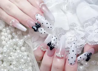 ネイル 🎀彩羽チップ 長さだし専門🎀のネイルデザイン
