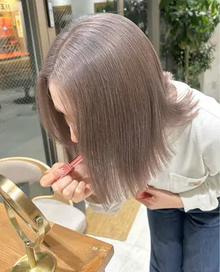 ミディアム カラー 🌷横浜/レイヤー /艶カラー🌷のヘアスタイル