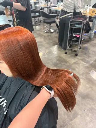 ロング カラー ハイトーンブロンド 横浜💞ミオのヘアスタイル