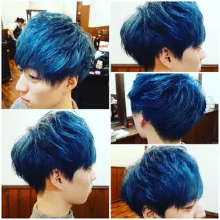 カラー メンズ 金城 和将のヘアスタイル