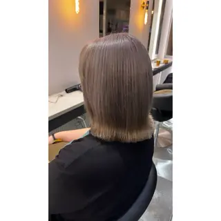 ミディアム カラー beaute錦糸町 🦖⋆͛yuka💚のヘアスタイル