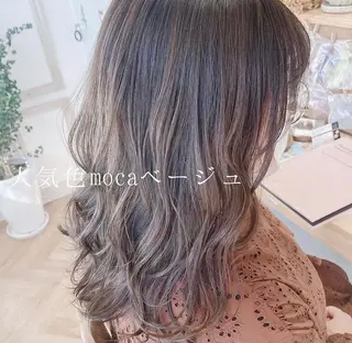 ミディアム カラー パーマ ヘアアレンジ メンズ キッズ ネイル マツエク・マツパ merc. 🩵妹尾杏菜のヘアスタイル
