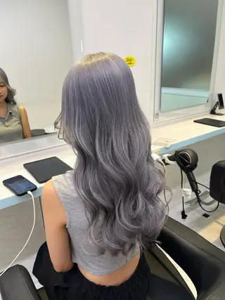 ロング カラー ブリーチカラー 🩵MIZUKIのヘアスタイル