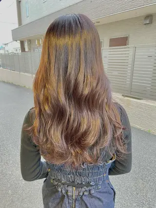 ロング カラー lico hair&relaxation所属・lico 栁 詩音のマツエク・マツパデザイン