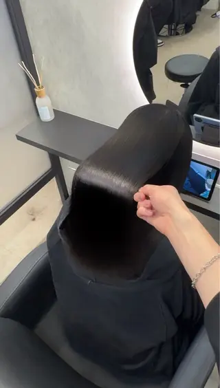 ロング ヘアアレンジ 新宿 /髪質改善/ 縮毛矯正/ヒュウガのヘアスタイル