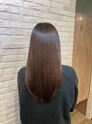 ロング 髪質改善カラー＆ 縮毛矯正　石井良平のヘアスタイル